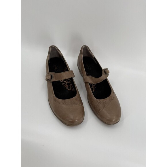 Aetrex Essence Theresa Tan Leather Mary Jane Size US 11 UK 9 EUR 42 - Picture 1 of 13